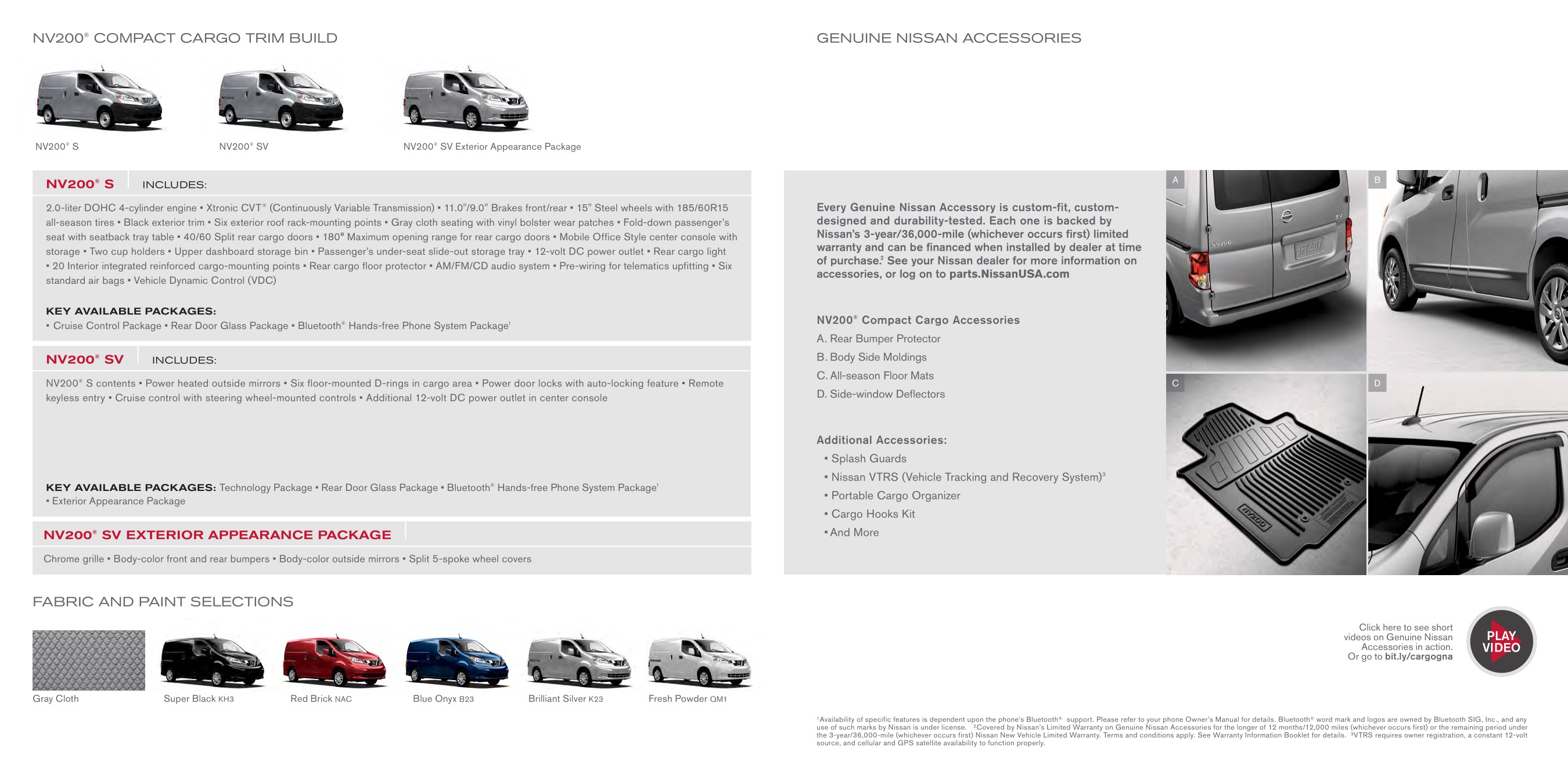 2014 Nissan NV 200 Brochure Page 7